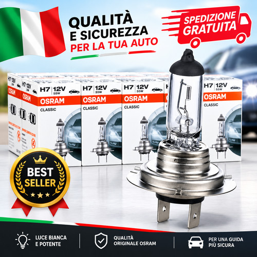 Lampada osram 12v 55w - 1, h7