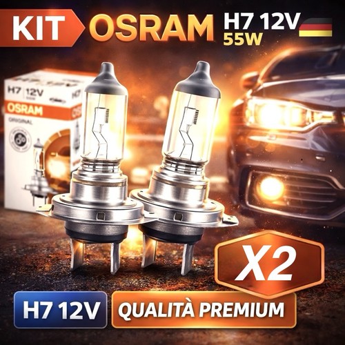Osram coppia lampadine - lampadine, h7